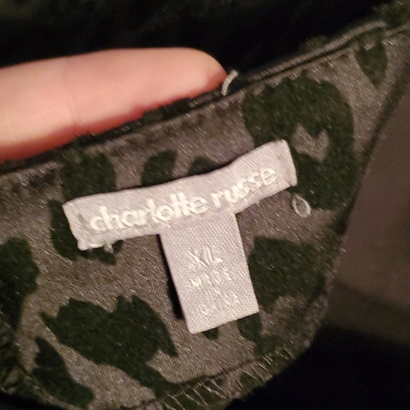 Corset black animal print - Picture 3 of 4